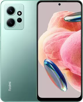 Смартфон Redmi Note 12, 4+128 Гб, Мятно-зеленый