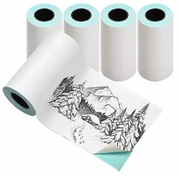 Термобумага для печати фотографий KID JOY 57x30 мм, Белый