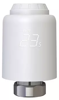 Умная термостатическая головка MOES WiFi Thermostat Valve, Белый