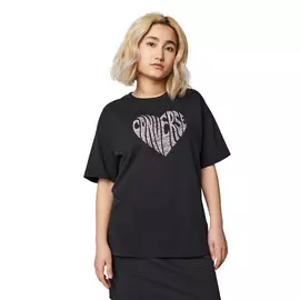 Converse Womens Heart Reverse Print Tee