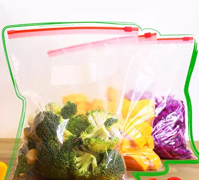 Пакет для заморозки продуктов с замком (1л) 15 шт.