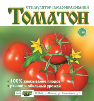 Томатон, стимулятор плодообразования для томатов (1 мл.)