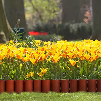 Заборчик декоративный «Брёвнышко» (24х100 см) коричневый