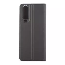 Чехол-книжка Brosco Mark 2 черный, для Xperia 5 II