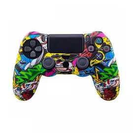 Чехол-накладка Brosco Graffiti для DualSense