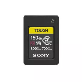 Карта памяти CFexpress 160 Гб Sony Type А серии CEA-G, Защищенный от пыли и влаги корпус (IP57)