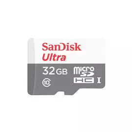 Карта памяти microSDHC 32 Гб SanDisk Ultra, с адаптером