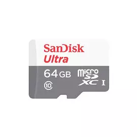 Карта памяти microSDXC 64 Гб SanDisk Ultra Class 10 UHS-I