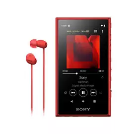 Плеер Sony Walkman NW-A105HN Red, Встроенная память: 16Гб, цвет: красный