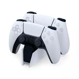 Зарядное устройство Sony для двух контроллеров DualSense для PS5 (CFI-ZDS1), белый+черный