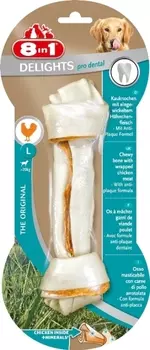 8IN1 Delight L Косточка д/чистки зубов д/собак крупных пород 21см