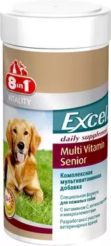 8IN1 Vitality Senior Multi Vitamin Поливитамины дстареющих собак 70таб