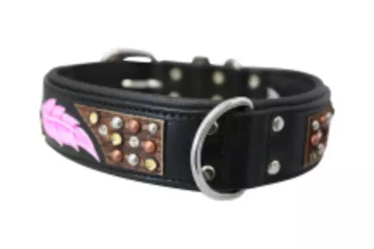ANGEL Ошейник для собак "Sedona", черный, 61х4см (Канада)!