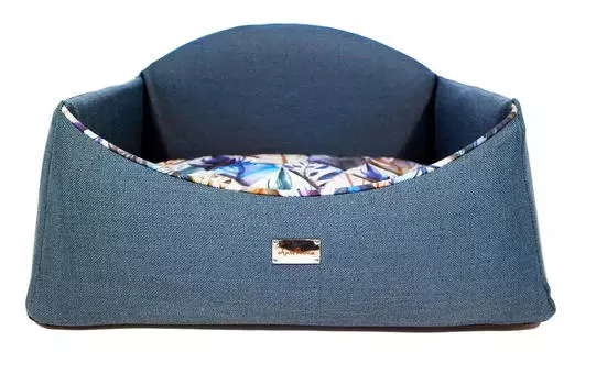 ANTEPRIMA Лежак для животных "Bergamo", синий, 63x47x17см (Италия)