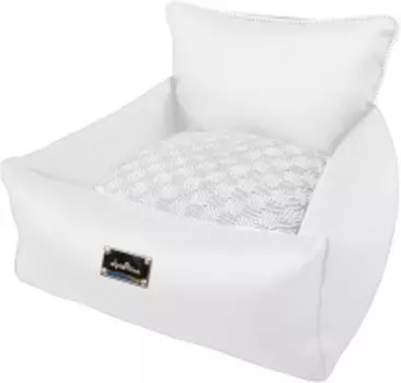 ANTEPRIMA Лежак для животных "Aurora", белый ромб, 53х53х30/15см (Италия)
