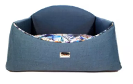 ANTEPRIMA Лежак для животных "Bergamo", синий, 79x58x20см (Италия)