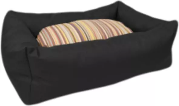 ANTEPRIMA Лежанка с бортиками для животных водоотталкивающая "Nilo", антрацит XXL, 120х95см (Италия)