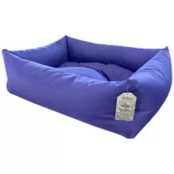 ANTEPRIMA Лежанка с бортиками для животных водоотталкивающая "Nilo", фиолетовая, L, 85х70см (Италия)
