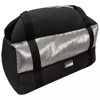 ANTEPRIMA Сумка - переноска для животных "Bianca", чёрно-серебристая, 43x23x30см (Италия)