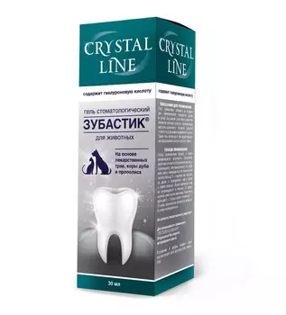 API-SAN CRYSTAL LINE Зубастик Гель стоматологический д/животных 30мл