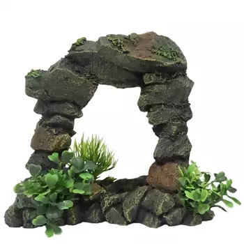 AQUA DELLA Декорация для аквариума "Арка каменная", 19x8x16см (Бельгия)