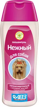 АВЗ НЕЖНЫЙ Шампунь гипоаллергенный с хитозаном и Алоэ вера д/собак 270мл
