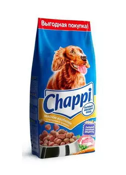 CHAPPI Мясное изобилие корм сух.д/собак 15кг ВМ