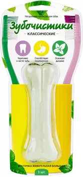 Деревенские лакомства Зубочистики Косточка жевательная большая 1шт