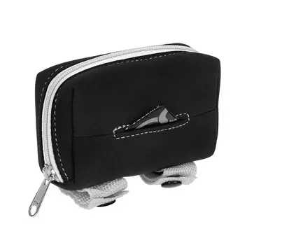 DOOG Сумка на поводок неопреновая, чёрная, 10х7х4см (Австралия)