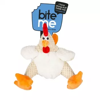 DUVO+ Игрушка для собак антивандальная "Курица Шерил", бежевая, 19см (Бельгия)