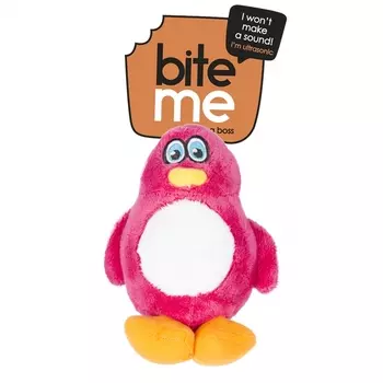 DUVO+ Игрушка для собак антивандальная ультра "Пингвин Пэни", розовая, 17см (Бельгия)!