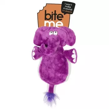 DUVO+ Игрушка для собак антивандальная "Слон Элли", сиреневая, 35см (Бельгия)