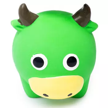 DUVO+ Игрушка для собак латексная "Бычок", зелёная, 7х6,5см (Бельгия)!