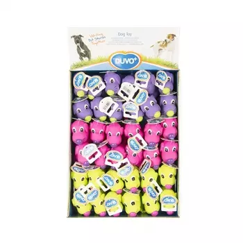 DUVO+ Игрушка для собак латексная "Сидящий песик", зеленая, 8.5см (Бельгия)