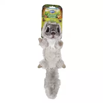 DUVO+ Игрушка для собак мягкая "Лесной друг Белка", серая, 44см (Бельгия)