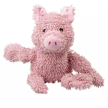 DUVO+ Игрушка для собак плюшевая "Свинка Моппи", розовая, 18x33x10см (Бельгия)