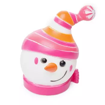 DUVO+ Игрушка для собак виниловая "Снеговик", белая, 11x8x9.5см (Бельгия)