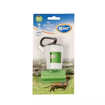 DUVO+ Контейнер для гигиенических пакетов, белый, 2рулx20шт