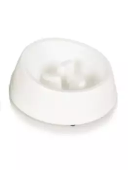 DUVO+ Миска для животных меламиновая "Глосси", белая, 16.5см/1100мл (Бельгия)