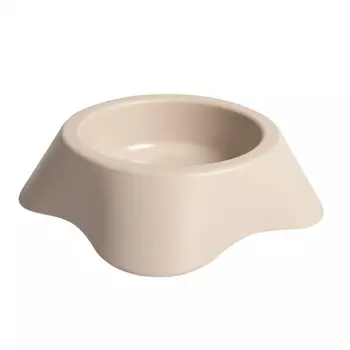 DUVO+ Миска для животных пластиковая, бежевая, 18х5см/300мл (Бельгия)