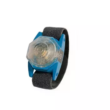 DUVO+ Подвеска для собак на ошейник светящаяся, синяя, 4x2.8x1.6см (Бельгия)