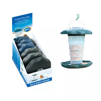 DUVO+ Уличная кормушка для птиц "Wild Bird, пластиковая, синяя, 18х11x25см (Бельгия)
