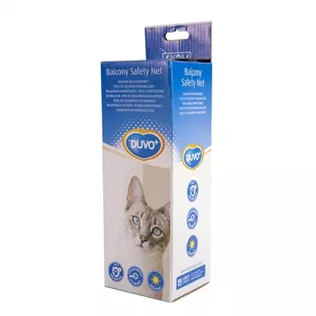DUVO+ Защитная сетка для балкона "Кошка на выгуле", 300x200см (Бельгия)