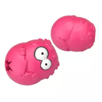 EBI Coockoo Игрушка для собак весом свыше 25кг, резиновая со вкусом клубники "Бампи", розовая, XL