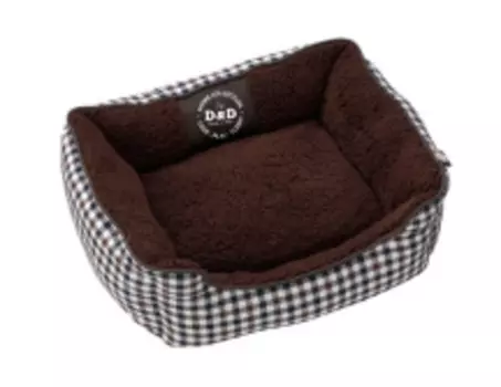 EBI Лежак для животных с бортиками "Sweet", коричневый, 80х60х24см (Нидерланды)!