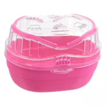 EBI Переноска для мелких животных "TOURING 20", розовая, 20x15x13.5см (Нидерланды)