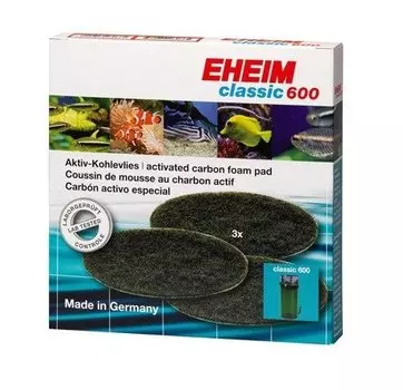 EHEIM Classic 600 Наполнитель угольный д/фильтра 2шт/уп ,