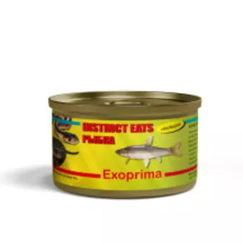 EXOPRIMA Instinct Eats Корм для рептилий консервированный "Рыбка", З5гр!