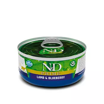 FARMINA N&amp;D Cat Prime Adult Корм влаж.ягненок,черника д/кошек конс.70г