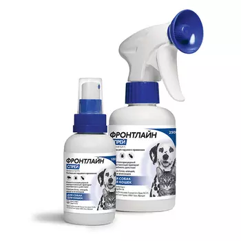 Фронтлайн Спрей 100 мл – для защиты собак и кошек от клещей и блох